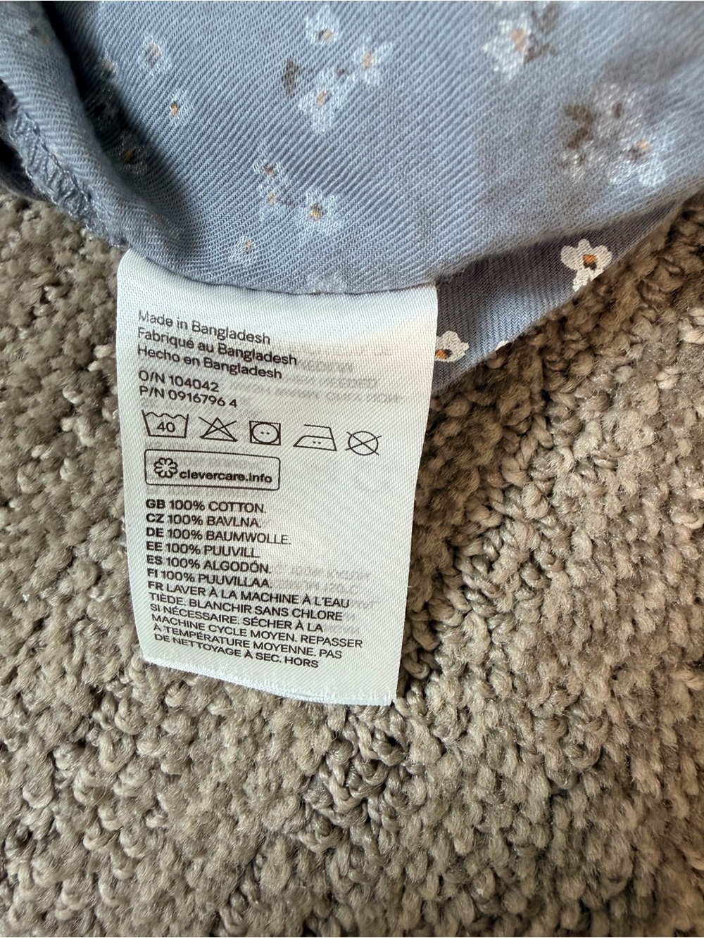 H&M Floral Dress. 100% Cotton - Picture 4 of 4
